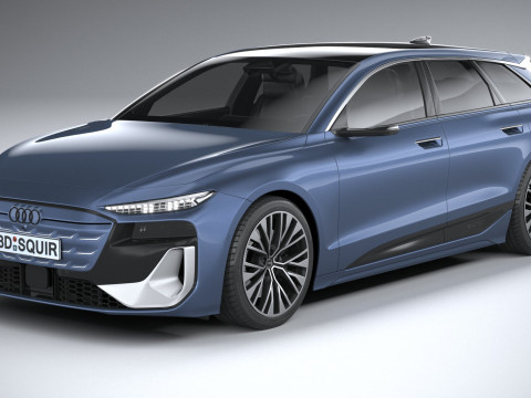 Audi S6 Avant e-tron 2025 3Dモデル