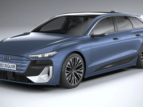 Audi S6 Avant e-tron 2025 3D Model