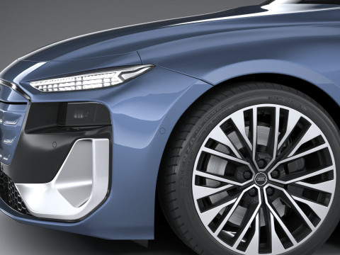 Audi S6 Avant e-tron 2025 3Dモデル