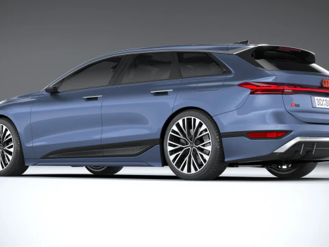Audi S6 Avant e-tron 2025 3D Model