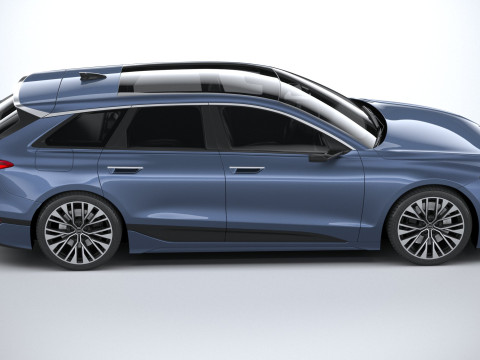 Audi S6 Avant e-tron 2025 3Dモデル