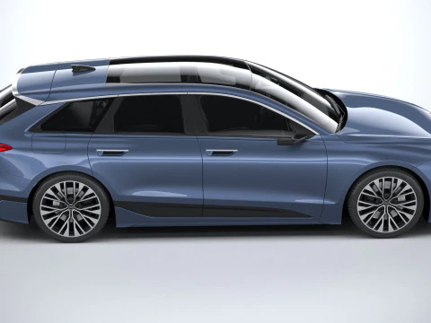Audi S6 Avant e-tron 2025 3D Model