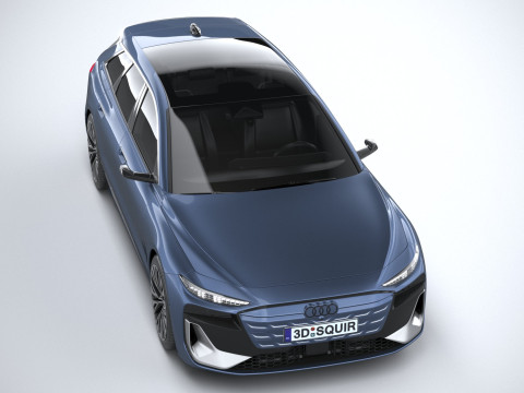 Audi S6 Avant e-tron 2025 3Dモデル