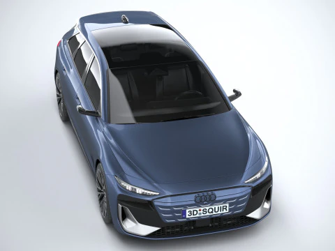 Audi S6 Avant e-tron 2025 3D Model