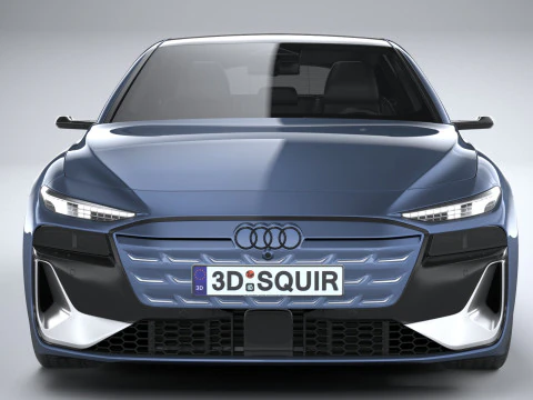 Audi S6 Avant e-tron 2025 3D Model