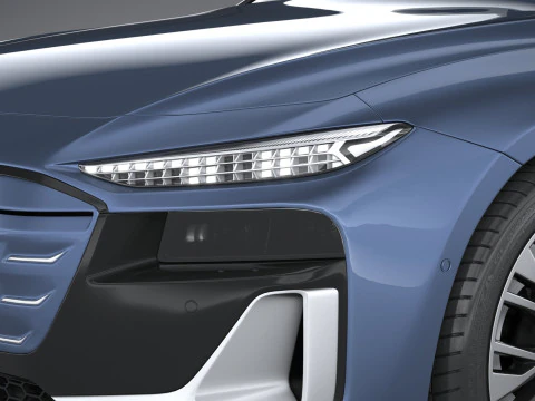 Audi S6 Avant e-tron 2025 3D Model