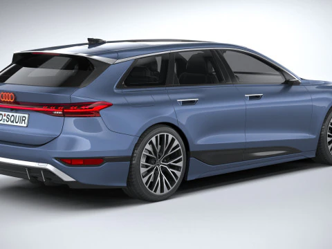 Audi S6 Avant e-tron 2025 3D Model