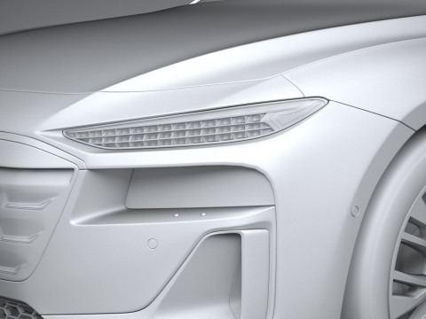 Audi S6 Avant e-tron 2025 3Dモデル