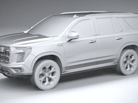 GMC Yukon AT4 2025 3D Model