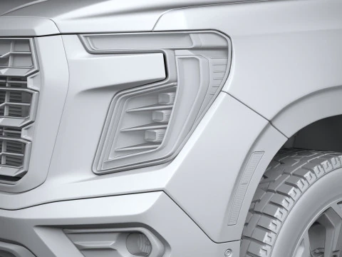 GMC Yukon AT4 2025 3D Model