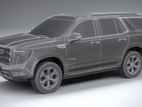 GMC Yukon AT4 2025 3D Model