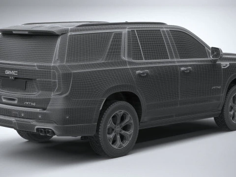 GMC Yukon AT4 2025 3D Model