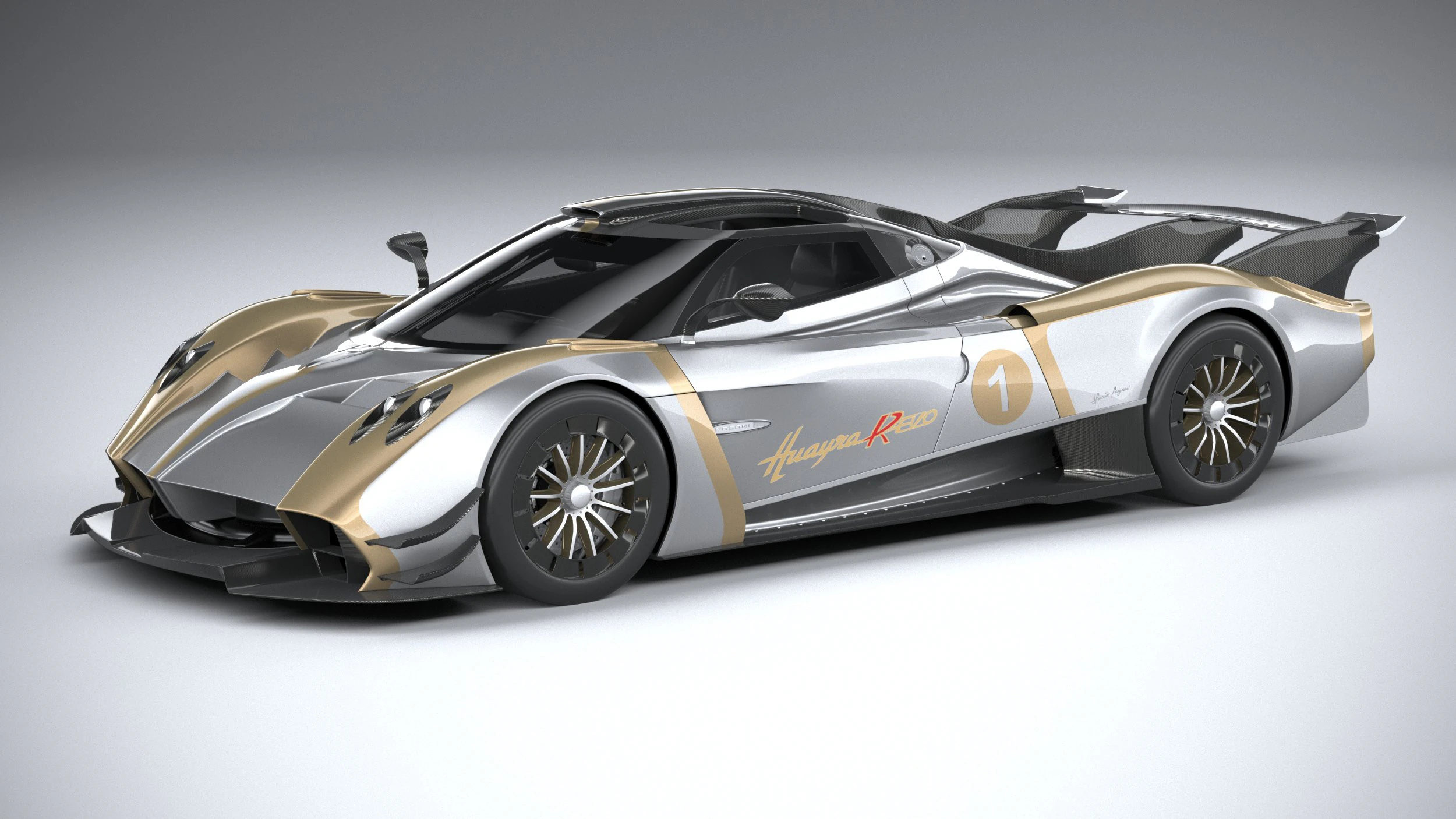 Pagani Huayra R EVO 2024 3D Model .c4d .max .obj .3ds .fbx .stl .blend 