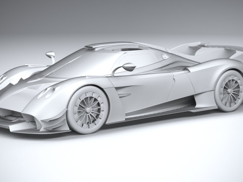 Pagani Huayra R EVO 2024 3D Model