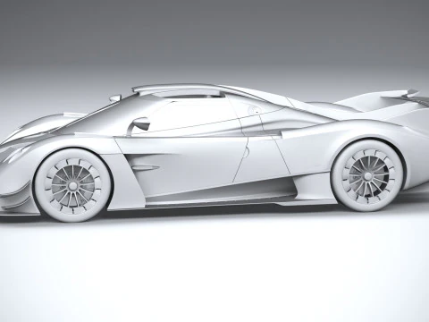 Pagani Huayra R EVO 2024 3D Model