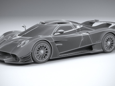 Pagani Huayra R EVO 2024 3D Model