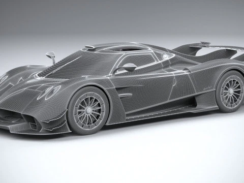 Pagani Huayra R EVO 2024 3D Model