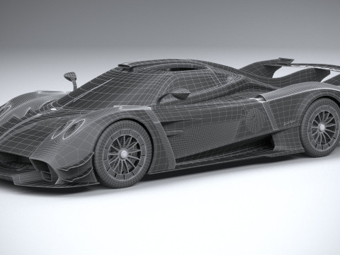 Pagani Huayra R EVO 2024 3D Model