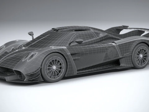 Pagani Huayra R EVO 2024 3D Model