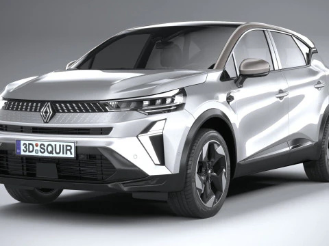 Renault Captur 2025 3D Model