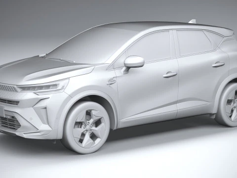 Renault Captur 2025 3D Model