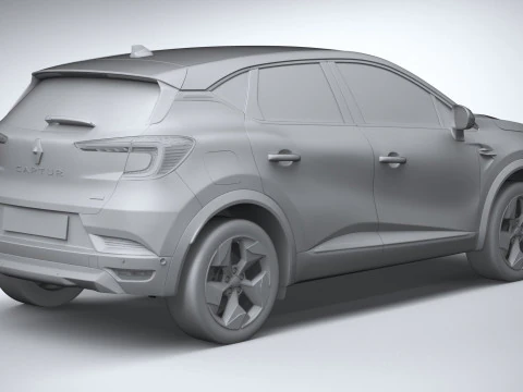 Renault Captur 2025 3D Model