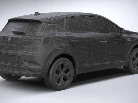 Renault Captur 2025 3D Model
