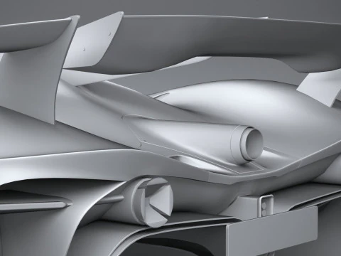 Alfa Romeo 8C-R Tazio 2020 LowPoly 3D Model