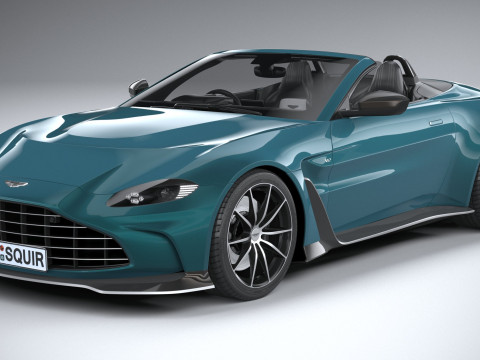 Aston Martin V12 Vantage Roadster 2023 Model 3D