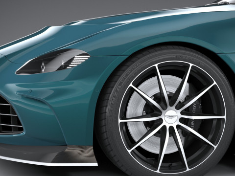 Aston Martin V12 Vantage Roadster 2023 Model 3D