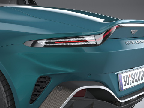 Aston Martin V12 Vantage Roadster 2023 Model 3D