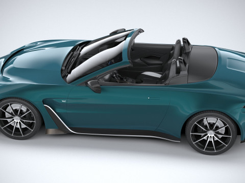 Aston Martin V12 Vantage Roadster 2023 Model 3D