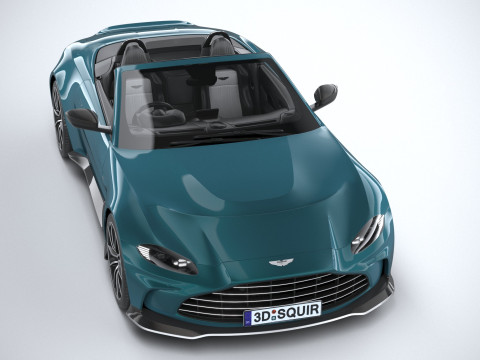 Aston Martin V12 Vantage Roadster 2023 Model 3D