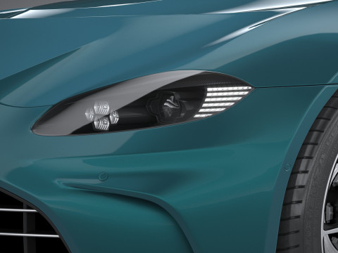 Aston Martin V12 Vantage Roadster 2023 Model 3D