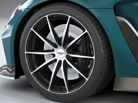 Aston Martin V12 Vantage Roadster 2023 Model 3D