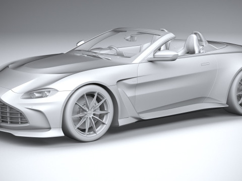 Aston Martin V12 Vantage Roadster 2023 Model 3D