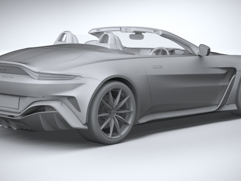 Aston Martin V12 Vantage Roadster 2023 Model 3D