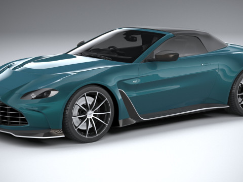 Aston Martin V12 Vantage Roadster 2023 Model 3D