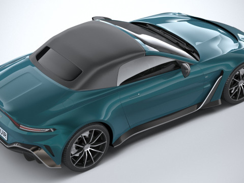 Aston Martin V12 Vantage Roadster 2023 Model 3D