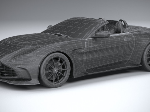 Aston Martin V12 Vantage Roadster 2023 Model 3D