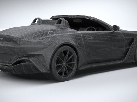 Aston Martin V12 Vantage Roadster 2023 Model 3D