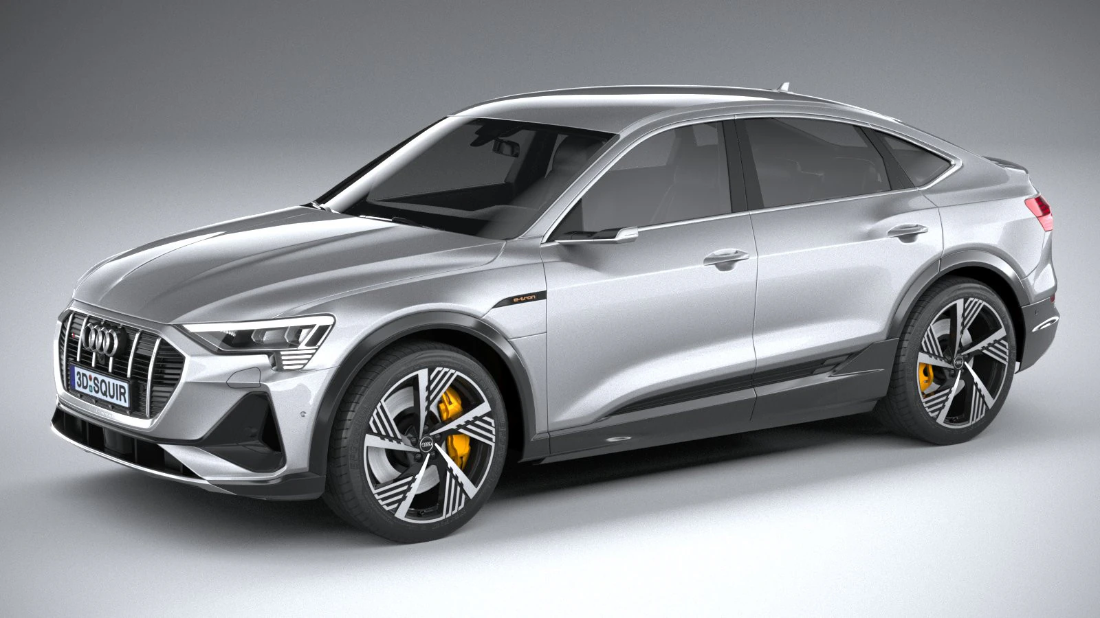 Audi E-Tron Sportback S-line 2021 3D Model .c4d .max .obj .3ds .fbx .stl .blend
