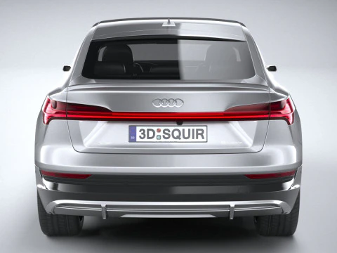 Audi E-Tron Sportback S-line 2021 3D Model