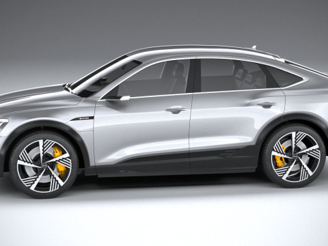 Audi E-Tron Sportback S-line 2021 3D-Modell