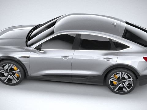 Audi E-Tron Sportback S-line 2021 3D-Modell