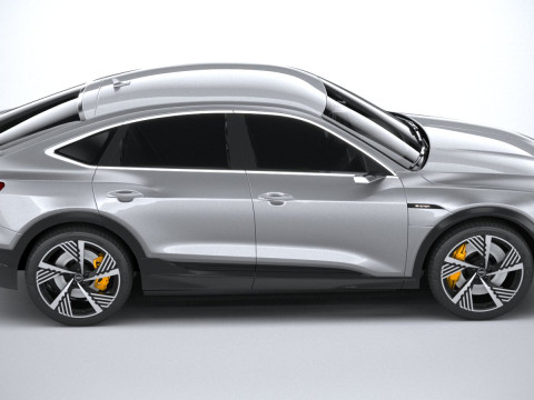 Audi E-Tron Sportback S-line 2021 3D-Modell