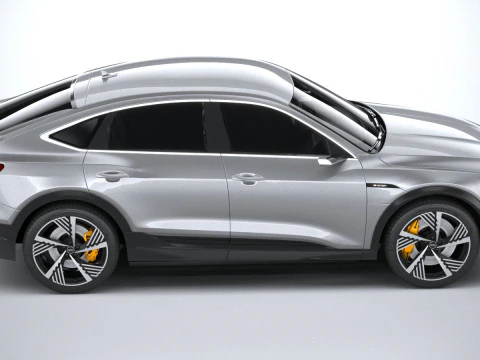 Audi E-Tron Sportback S-line 2021 3D Model