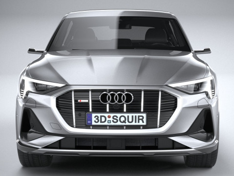 Audi E-Tron Sportback S-line 2021 3D-Modell
