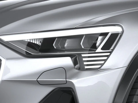 Audi E-Tron Sportback S-line 2021 3D Model