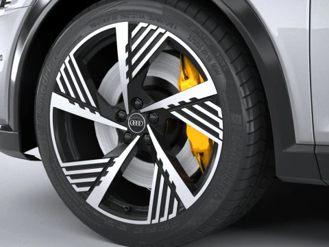 Audi E-Tron Sportback S-line 2021 3D Model